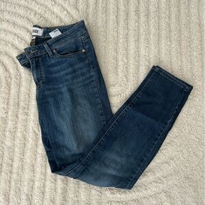 Paige Mid Wash Skinny Jeans